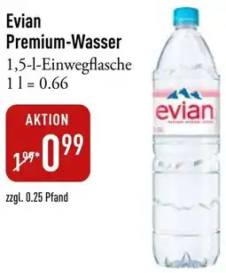 Galeria Markthalle Evian Premium-Wasser Angebot