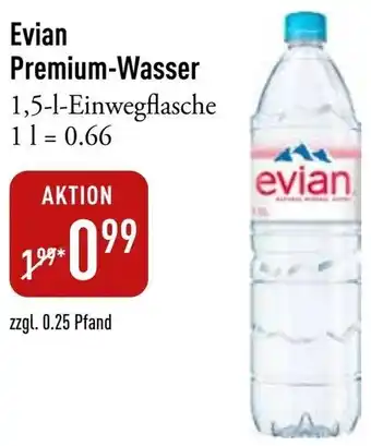 Galeria Markthalle Evian Premium-Wasser Angebot