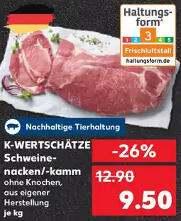 Kaufland K-WERTSCHÄTZE Schweinenacken/-kamm Angebot
