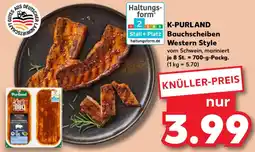 Kaufland K-PURLAND Bauchscheiben Western Style Angebot