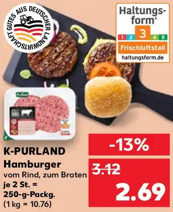 Kaufland K-PURLAND Hamburger Angebot
