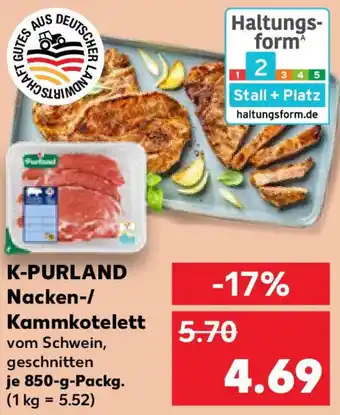 Kaufland K-PURLAND Nacken-/ Kammkotelett Angebot