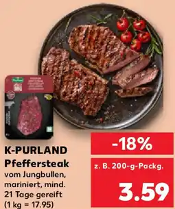 Kaufland K-PURLAND Pfeffersteak Angebot