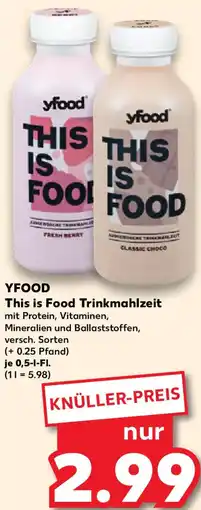 Kaufland YFOOD This is Food Trinkmahlzeit Angebot