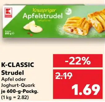 Kaufland K-CLASSIC Strudel Angebot