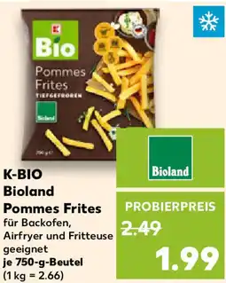Kaufland K-BIO Bioland Pommes Frites Angebot