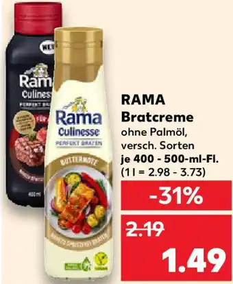 Kaufland RAMA Bratcreme Angebot