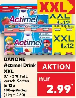 Kaufland DANONE Actimel Drink XXL Angebot
