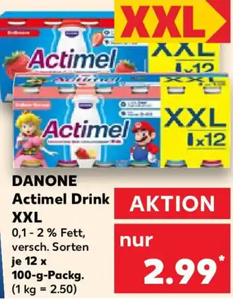 Kaufland DANONE Actimel Drink XXL Angebot