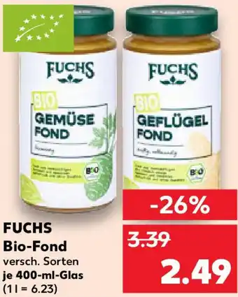 Kaufland FUCHS Bio-Fond Angebot