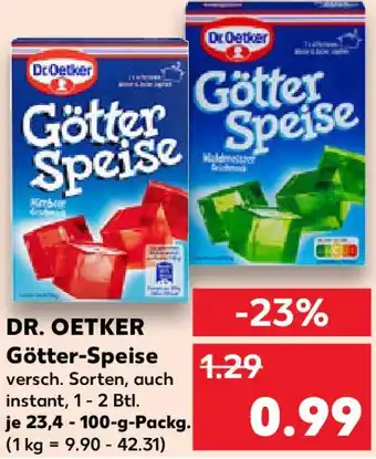 Kaufland DR. OETKER Götter-Speise Angebot
