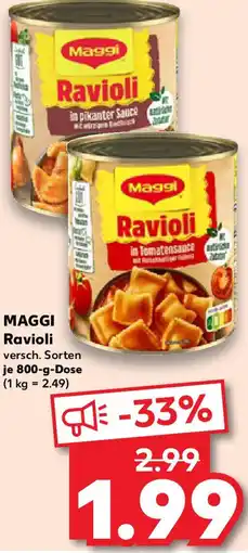Kaufland MAGGI Ravioli Angebot