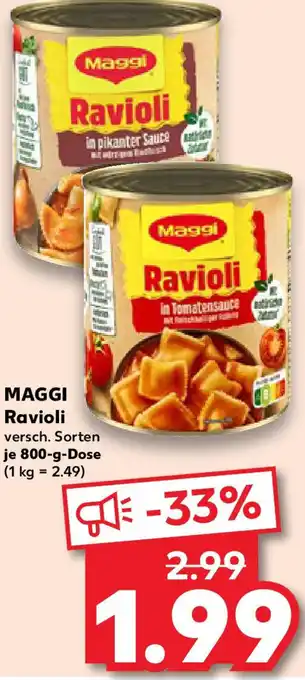 Kaufland MAGGI Ravioli Angebot