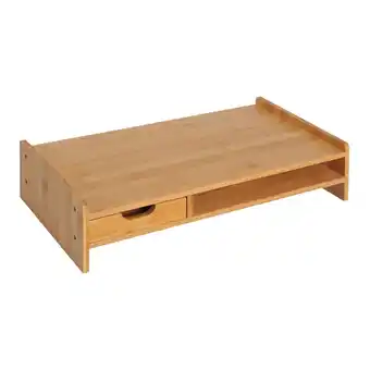 Netto Marken-Discount HOMCOM Monitorständer Bambus Angebot