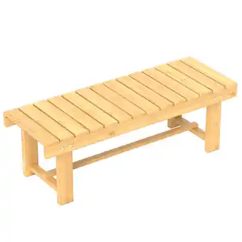 Netto Marken-Discount Outsunny Gartenbank Tannenholz Angebot