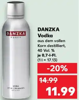 Kaufland DANZKA Vodka Angebot