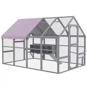Netto Marken-Discount PawHut Hühnerstall Tannenholz, Metall Angebot