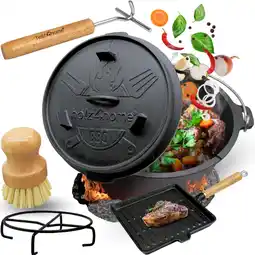 Netto Marken-Discount holz4homeÂ Dutch Oven 9Liter mit ZubehÃ¶r Angebot