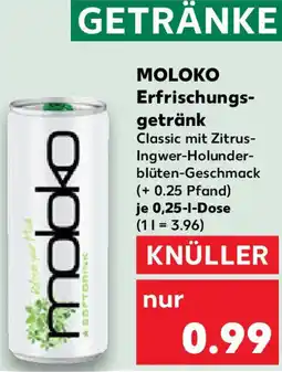 Kaufland MOLOKO Erfrischungsgetränk Angebot