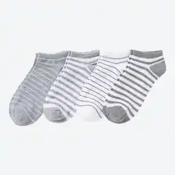 NKD Damen-Sneaker-Socken, 4er-Pack Angebot