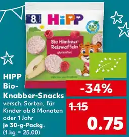 Kaufland HIPP Bio Knabber-Snacks Angebot