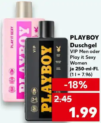 Kaufland PLAYBOY Duschgel Angebot