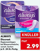 Kaufland ALWAYS Discreet Angebot
