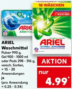 Kaufland ARIEL Waschmittel Angebot