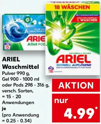 Kaufland ARIEL Waschmittel Angebot