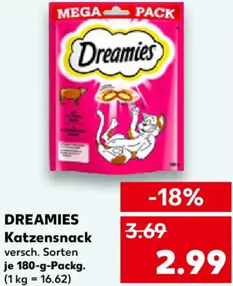 Kaufland DREAMIES Katzensnack Angebot