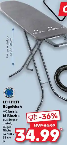 Kaufland LEIFHEIT Bügeltisch Classic M Black Angebot