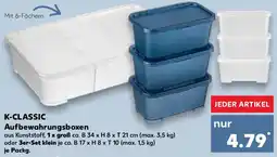Kaufland K-CLASSIC Aufbewahrungsboxen Angebot