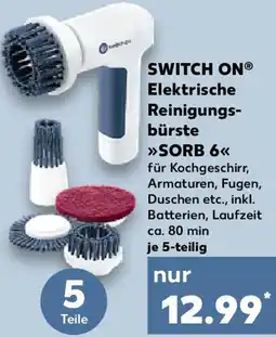 Kaufland SWITCH ON Elektrische Reinigungsbürste SORB 6 Angebot