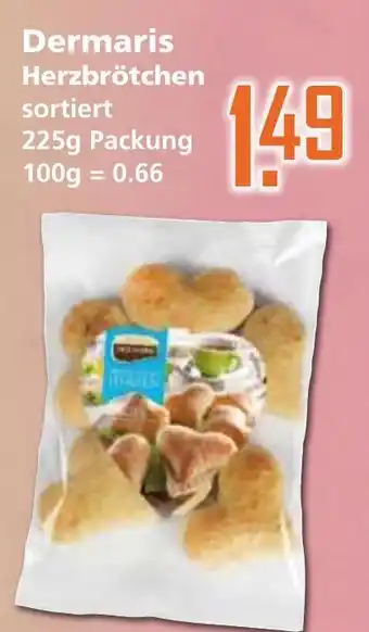 Klaas und Kock Dermaris Herzbrötchen  225g Angebot