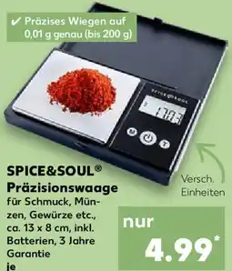 Kaufland SPICE&SOUL Präzisionswaage Angebot