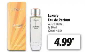 Lidl Luxury eau de parfum Angebot