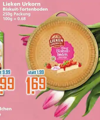 Klaas und Kock Lieken Urkorn Biskuit Tortenboden 250g Angebot