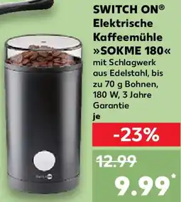 Kaufland SWITCH ON Elektrische Kaffeemühle SOKME 180 Angebot