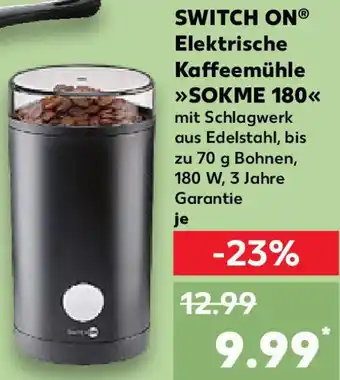 Kaufland SWITCH ON Elektrische Kaffeemühle SOKME 180 Angebot