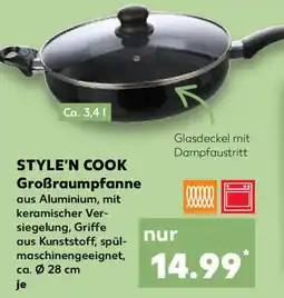 Kaufland STYLE'N COOK Großraumpfanne Angebot