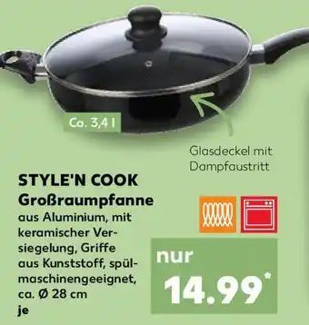 Kaufland STYLE'N COOK Großraumpfanne Angebot