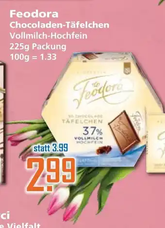 Klaas und Kock Feodora Chocoladen Täfelchen 225g Angebot