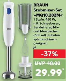 Kaufland BRAUN Stabmixer-Set MQ10.202M Angebot
