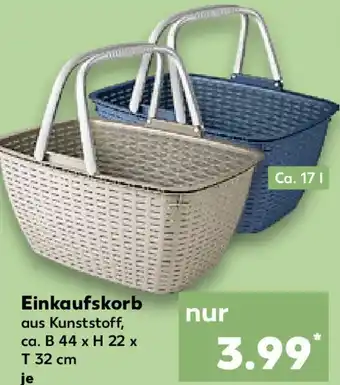 Kaufland Einkaufskorb Angebot