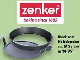 Kaufland Zenker Blech mit Hebeboden Angebot