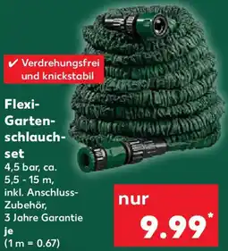 Kaufland PARKSIDE Flexi Gartenschlauchset Angebot