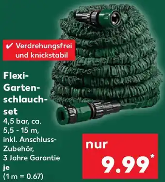 Kaufland PARKSIDE Flexi Gartenschlauchset Angebot