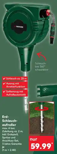 Kaufland Erd-Schlauchaufroller Angebot