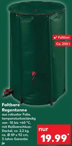 Kaufland Faltbare Regentonne Angebot