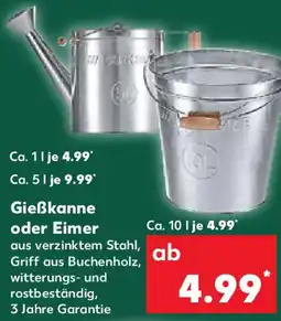 Kaufland Gießkanne oder Eimer Angebot